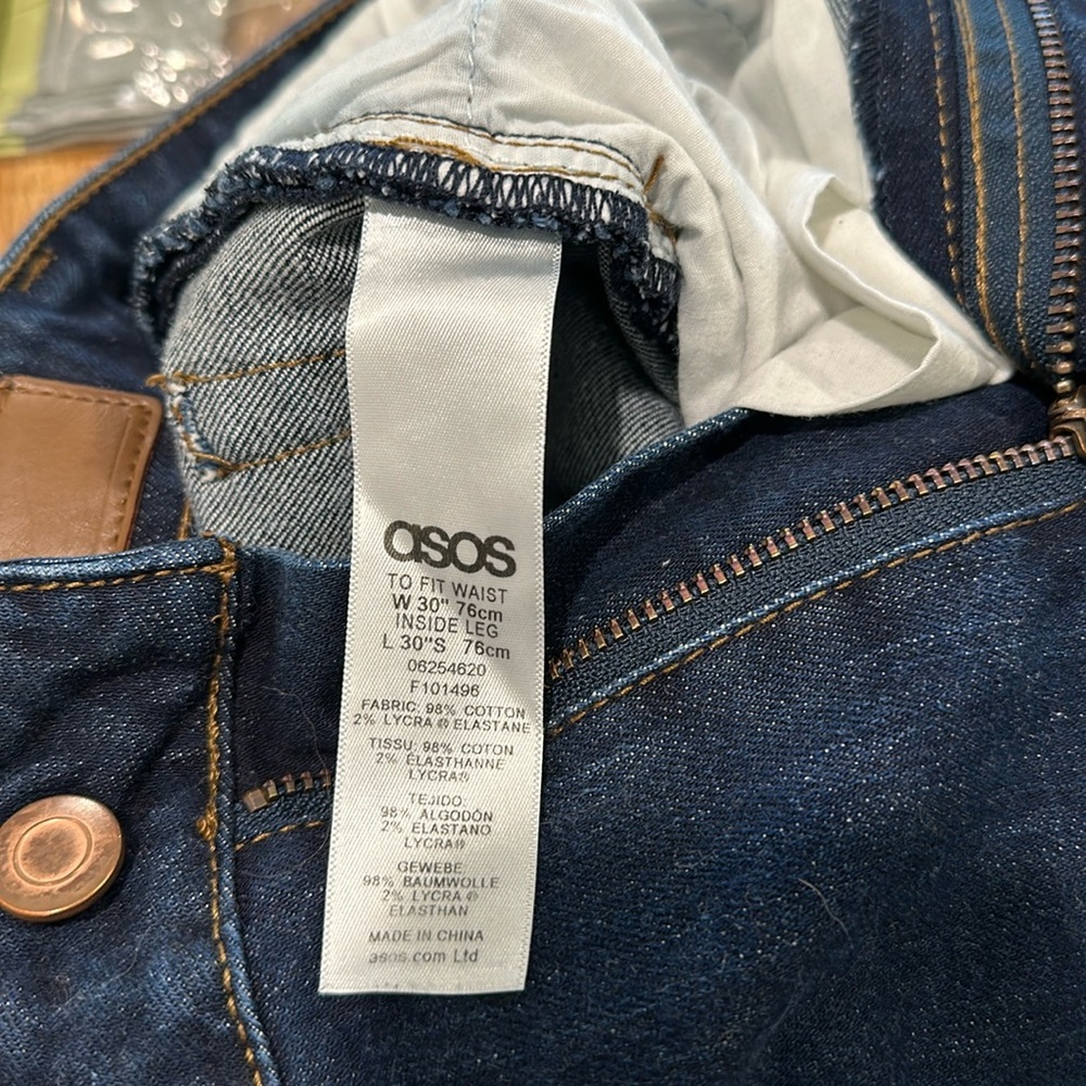 ASOS 30x30 Jeans dark wash